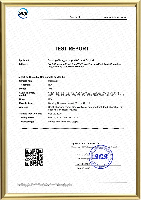Test Report Test Report