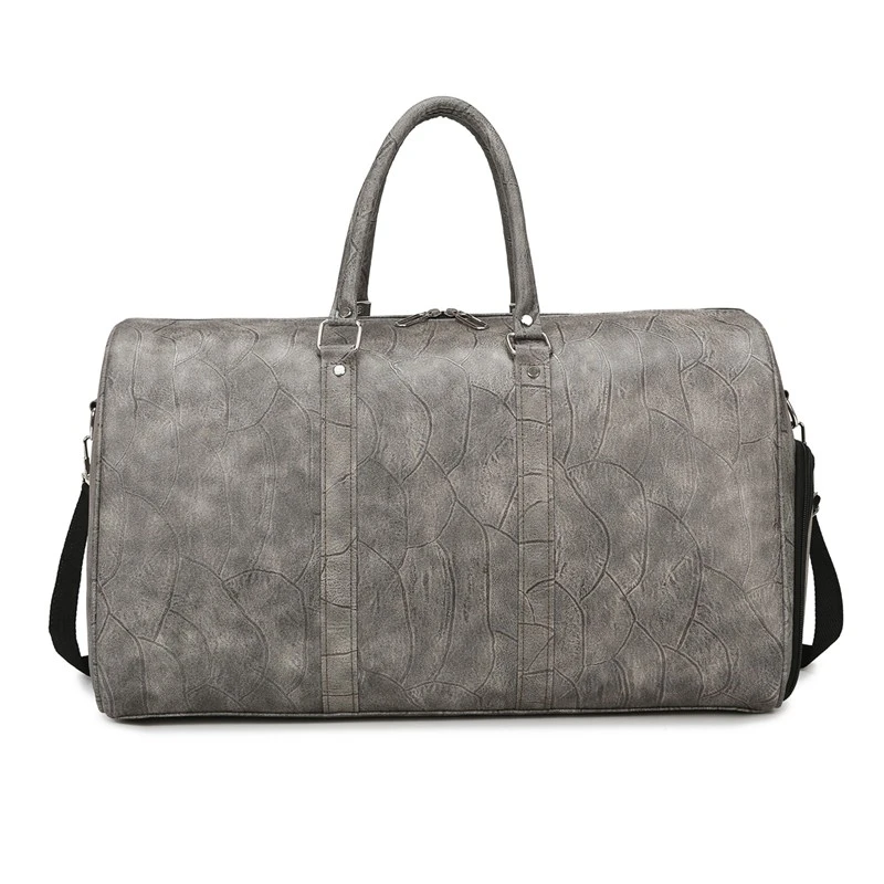 BED733 Unisex Minimalist PU Travel Bag Large Capacity