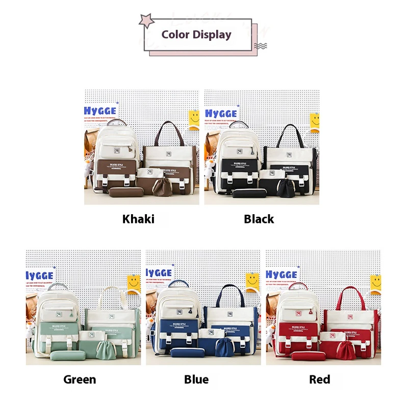 MN8126 5-in-1 Student Backpack