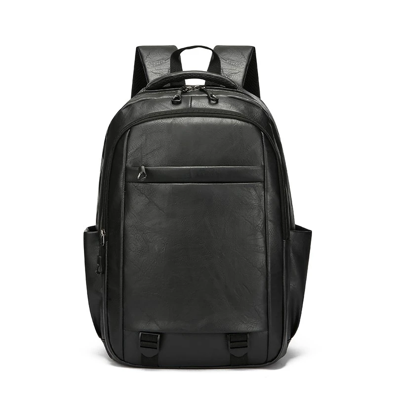 DK1166 Waterproof PU Leather Softback Men's Backpack