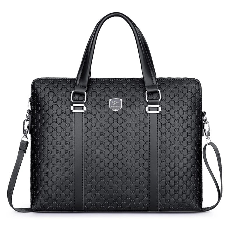 XM5236 Business PU Leather Laptop Bag