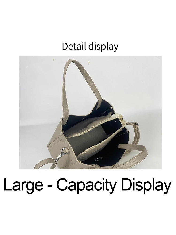 YD504 Women's Fashion Soft PU Leather Waterproof Handbag