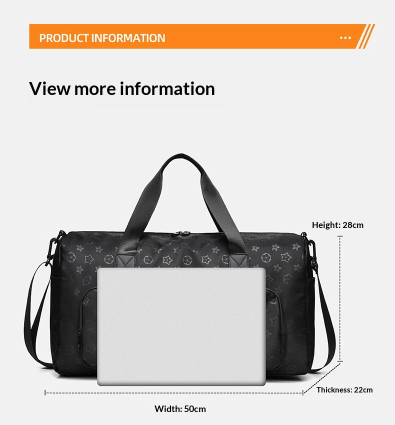 JY-9905 Lightweight Men's Travel Bag