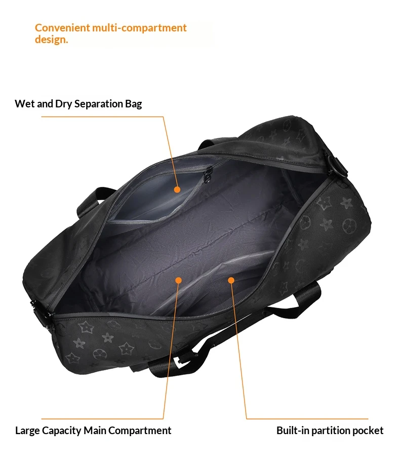 JY-9905 Lightweight Men's Travel Bag