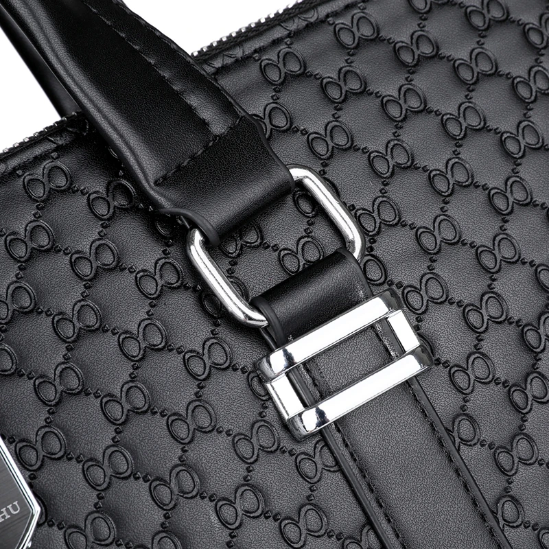 XM5236 Business PU Leather Laptop Bag