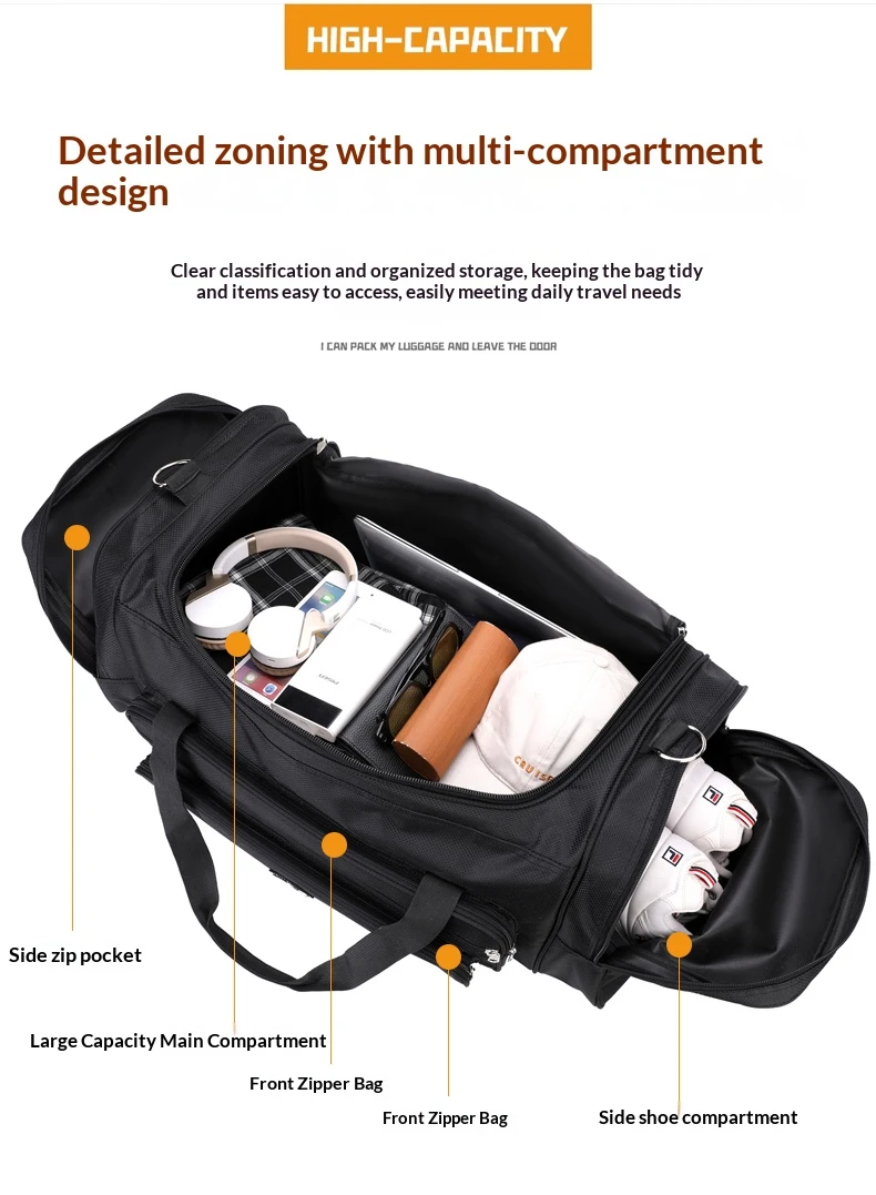 FLPN-1041 Lightweight Travel Bag Casual Waterproof Sling Handbag