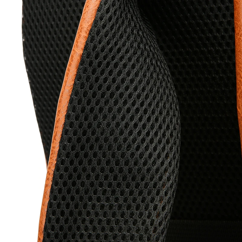 DK1166 Waterproof PU Leather Softback Men's Backpack