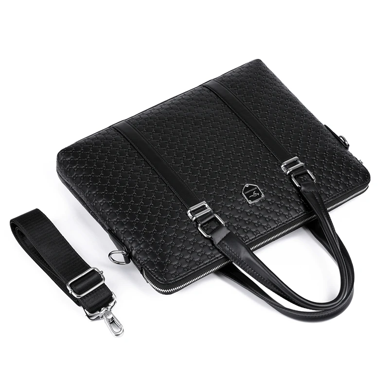 XM5236 Business PU Leather Laptop Bag