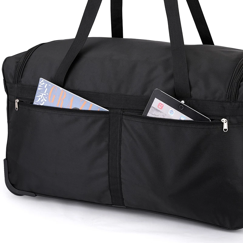 FLPN-7510-1Large Capacity Folding Oxford Cloth Stripe Travel bag